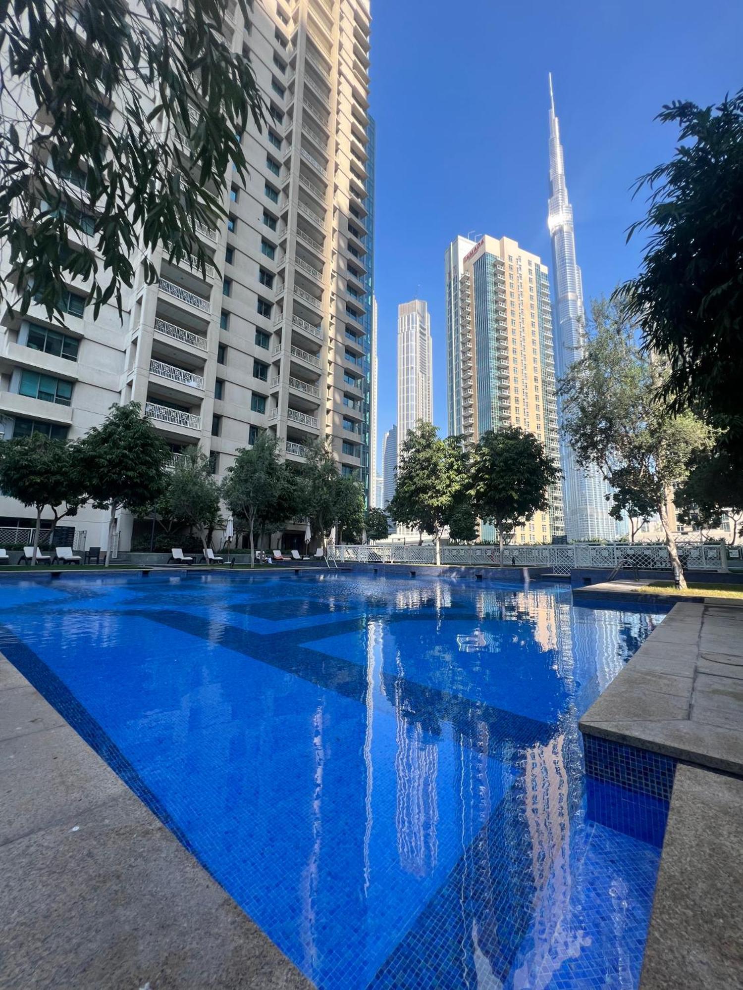 דובאי Prestige Living 2Br With Full Burj Khalifa And Fountain View By Auberge מראה חיצוני תמונה
