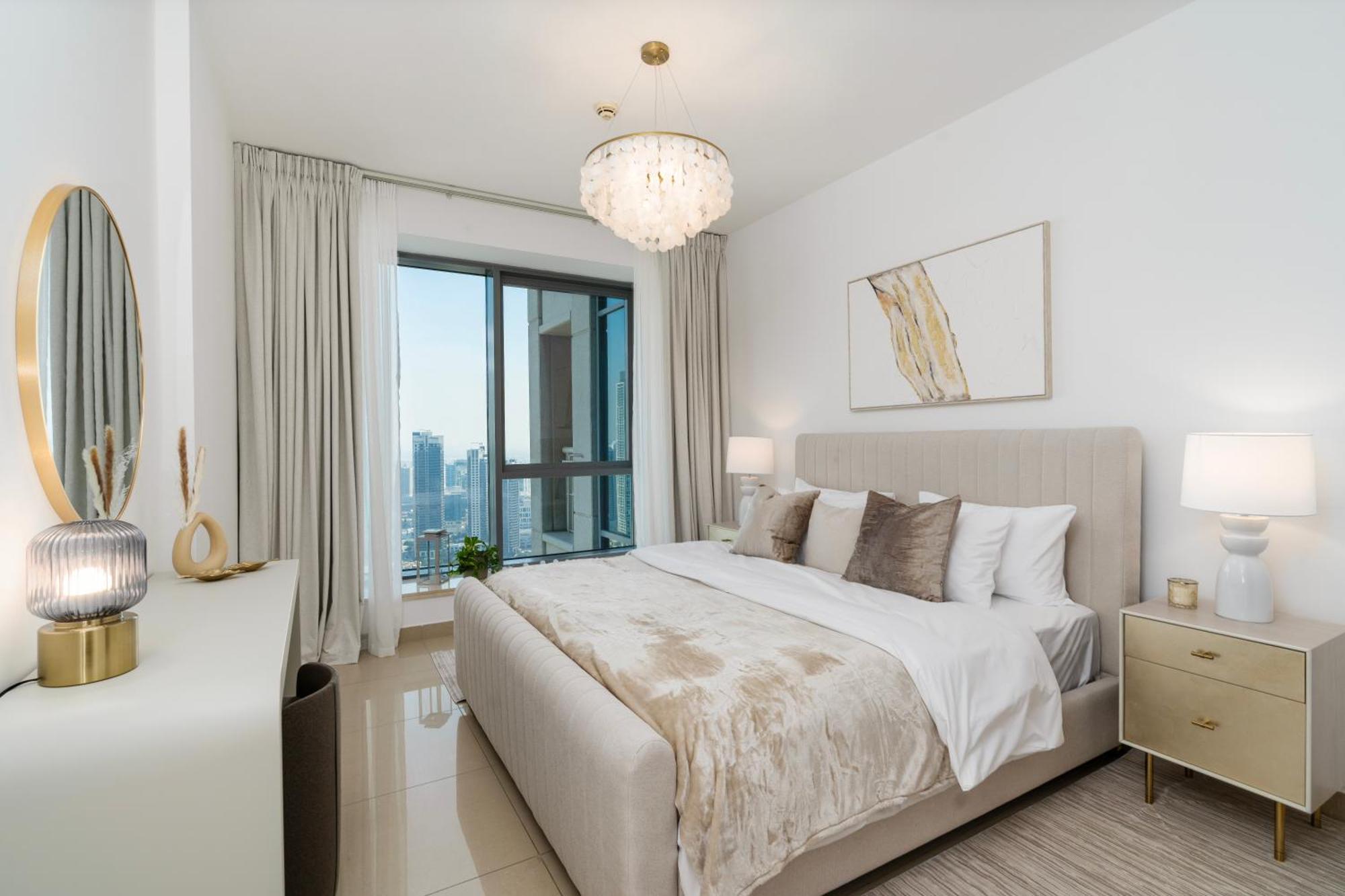 דובאי Prestige Living 2Br With Full Burj Khalifa And Fountain View By Auberge מראה חיצוני תמונה