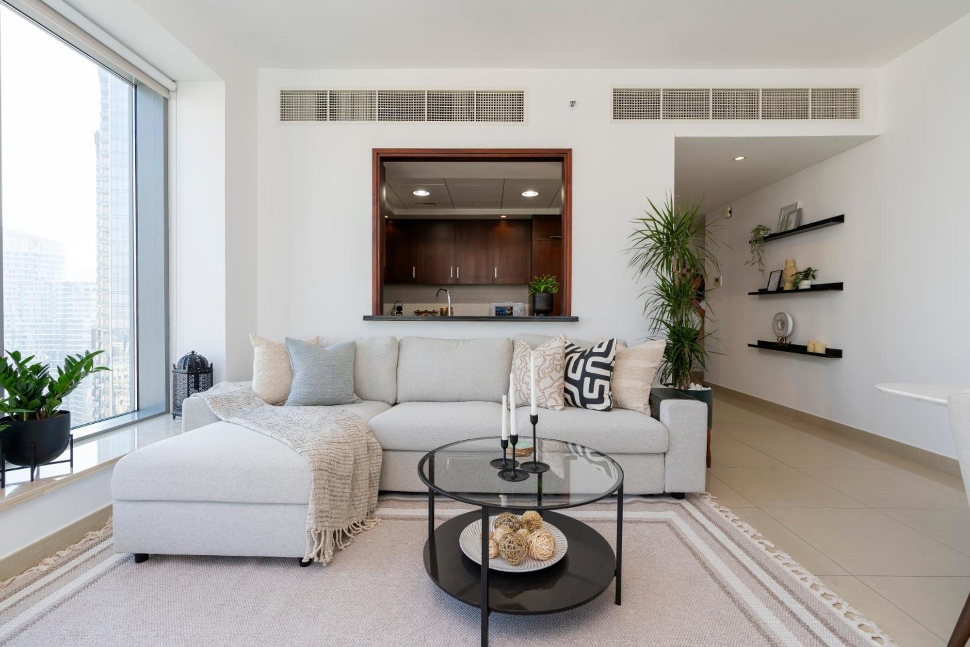 דובאי Prestige Living 2Br With Full Burj Khalifa And Fountain View By Auberge מראה חיצוני תמונה